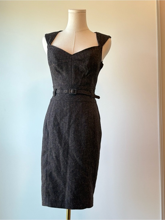 Guess Dresses & Skirts - Vintage GUESS Brand Tweed Sheath Dress with Belt